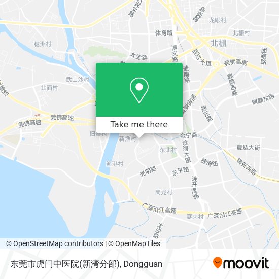 东莞市虎门中医院(新湾分部) map