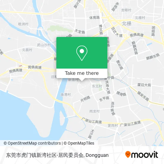 东莞市虎门镇新湾社区-居民委员会 map