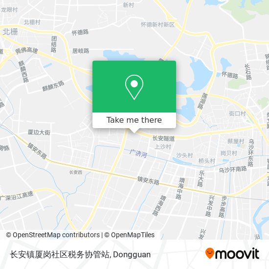 长安镇厦岗社区税务协管站 map