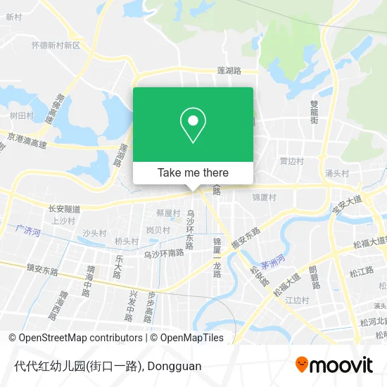 代代红幼儿园(街口一路) map