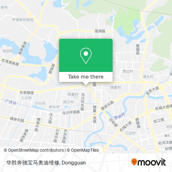 华胜奔驰宝马奥迪维修 map