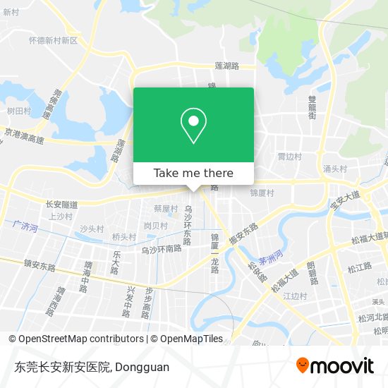 东莞长安新安医院 map
