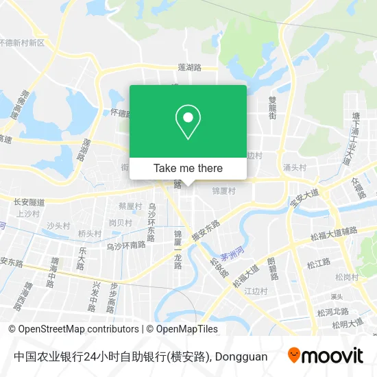 中国农业银行24小时自助银行(横安路) map