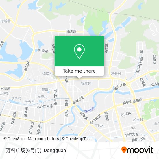 万科广场(6号门) map