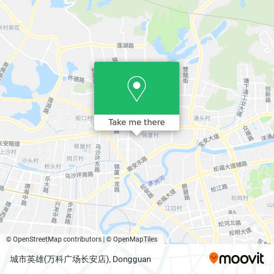 城市英雄(万科广场长安店) map