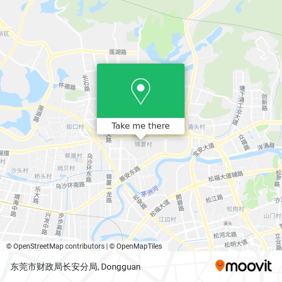 东莞市财政局长安分局 map