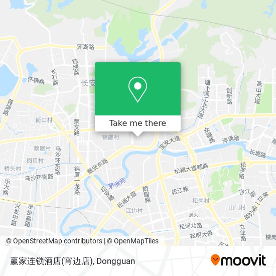 赢家连锁酒店(宵边店) map