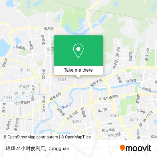 耀辉24小时便利店 map