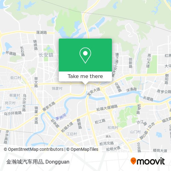 金瀚城汽车用品 map