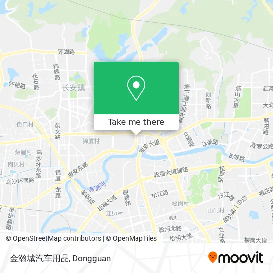金瀚城汽车用品 map