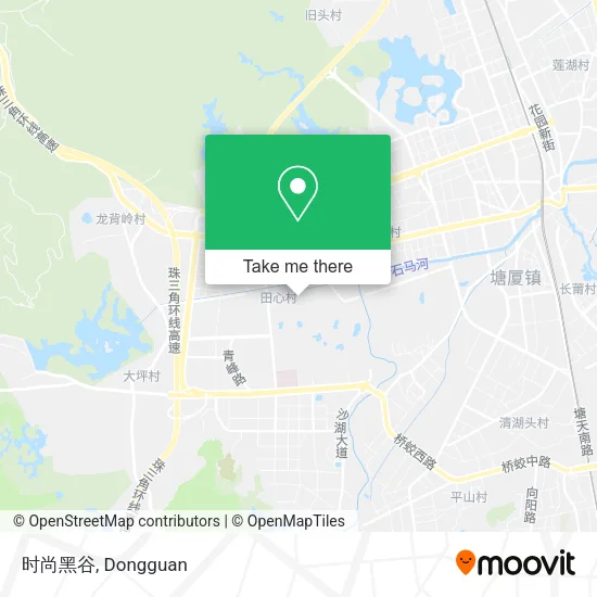 时尚黑谷 map