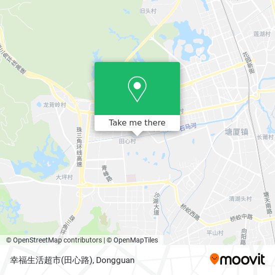 幸福生活超市(田心路) map