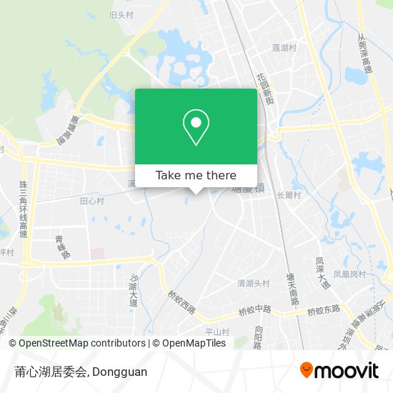 莆心湖居委会 map