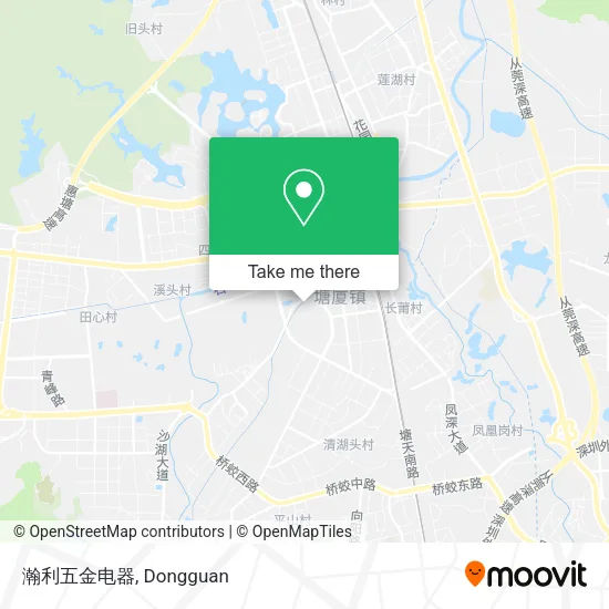 瀚利五金电器 map