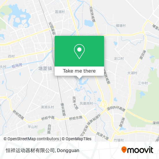 恒祥运动器材有限公司 map