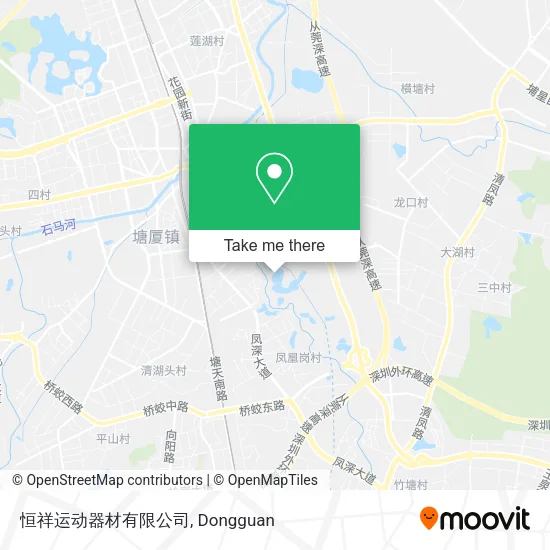 恒祥运动器材有限公司 map