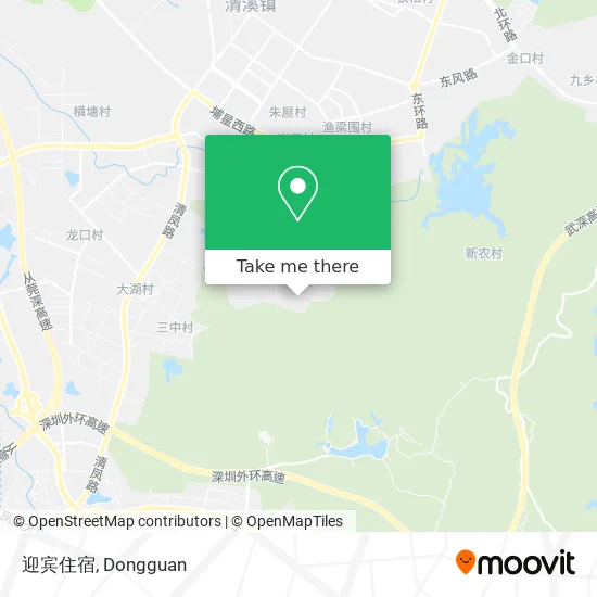 迎宾住宿 map