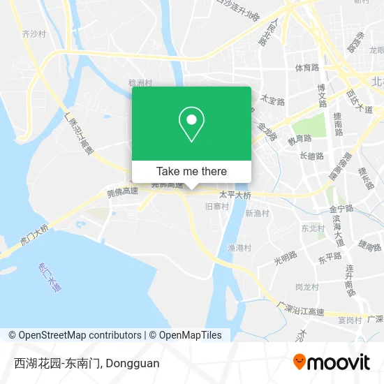 西湖花园-东南门 map