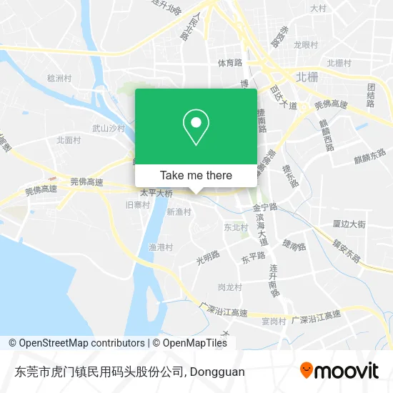 东莞市虎门镇民用码头股份公司 map