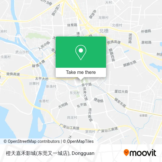 橙天嘉禾影城(东莞又一城店) map