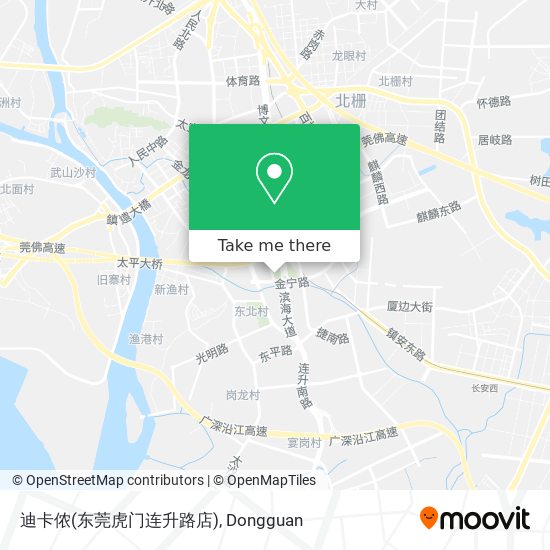 迪卡侬(东莞虎门连升路店) map