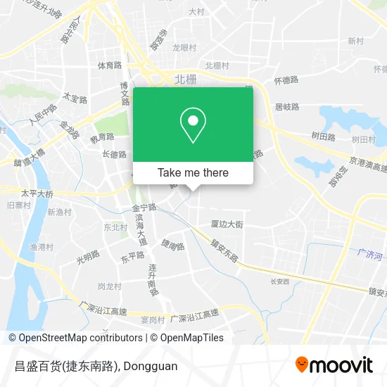 昌盛百货(捷东南路) map