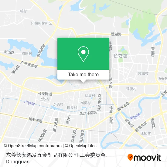 东莞长安鸿发五金制品有限公司-工会委员会 map