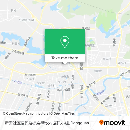 新安社区居民委员会新农村居民小组 map
