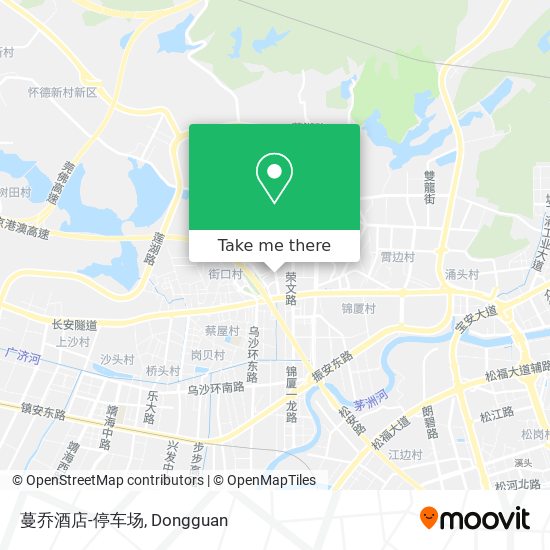 蔓乔酒店-停车场 map