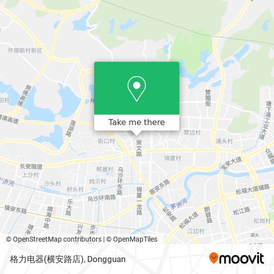 格力电器(横安路店) map