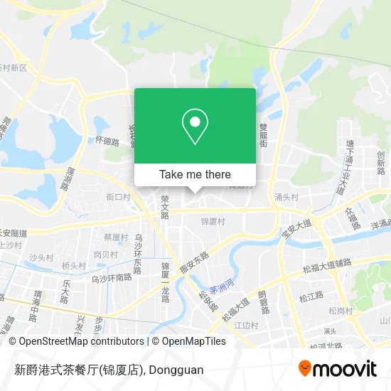 新爵港式茶餐厅(锦厦店) map