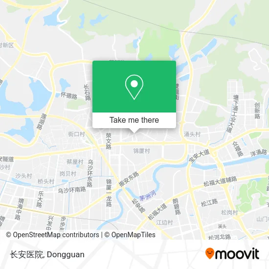 长安医院 map