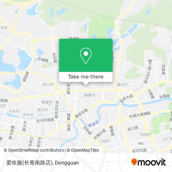 爱依服(长青南路店) map