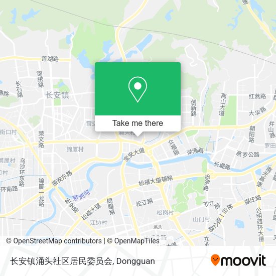 长安镇涌头社区居民委员会 map
