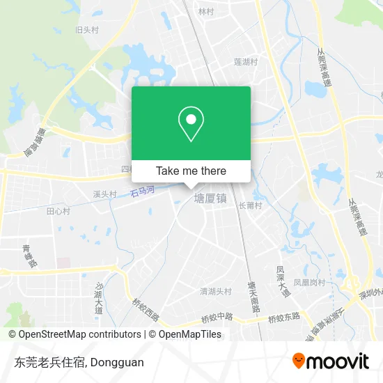 东莞老兵住宿 map