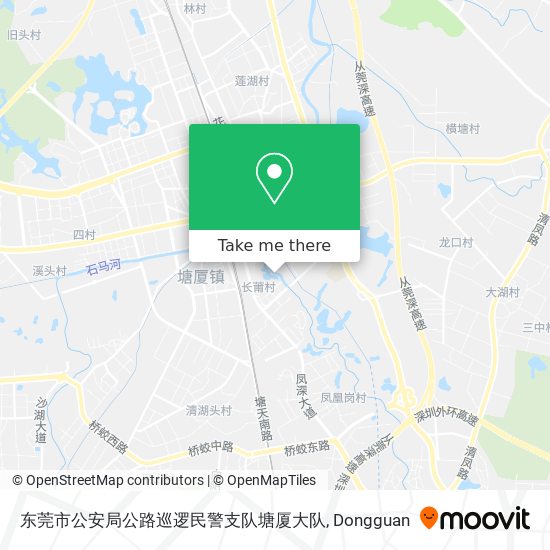东莞市公安局公路巡逻民警支队塘厦大队 map