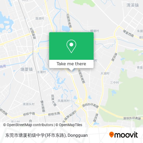 东莞市塘厦初级中学(环市东路) map