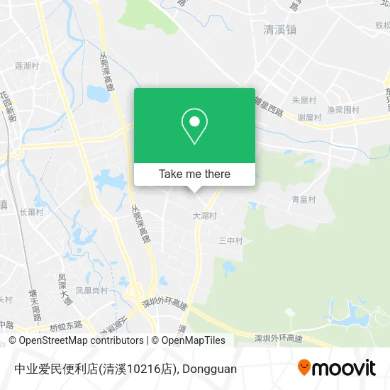 中业爱民便利店(清溪10216店) map