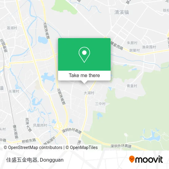 佳盛五金电器 map