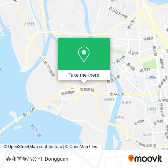 春和堂食品公司 map