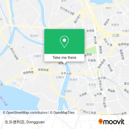 生乐便利店 map