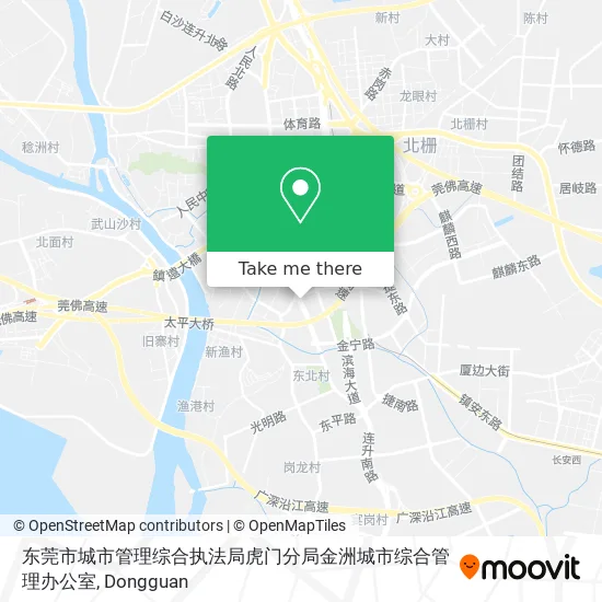 东莞市城市管理综合执法局虎门分局金洲城市综合管理办公室 map