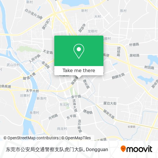 东莞市公安局交通警察支队虎门大队 map