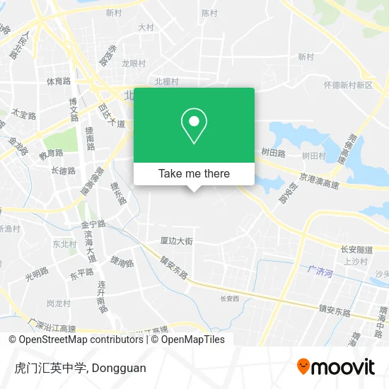 虎门汇英中学 map