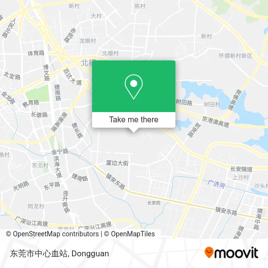 东莞市中心血站 map