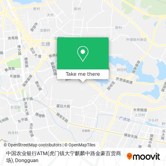 中国农业银行ATM(虎门镇大宁麒麟中路金豪百货商场) map