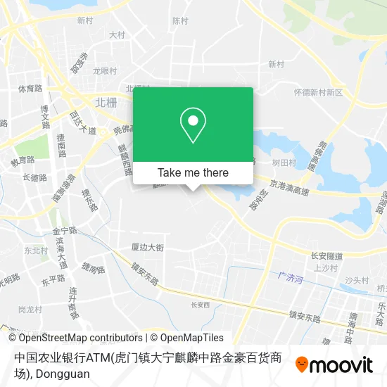 中国农业银行ATM(虎门镇大宁麒麟中路金豪百货商场) map