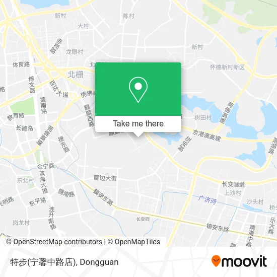 特步(宁馨中路店) map