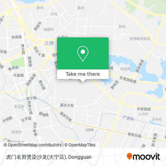 虎门名剪烫染沙龙(大宁店) map