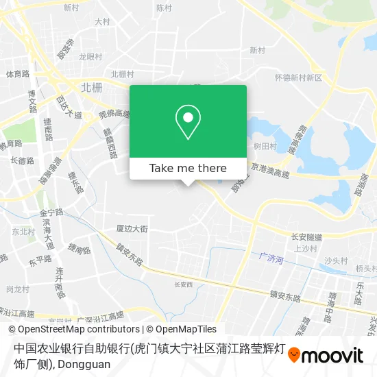 中国农业银行自助银行(虎门镇大宁社区蒲江路莹辉灯饰厂侧) map